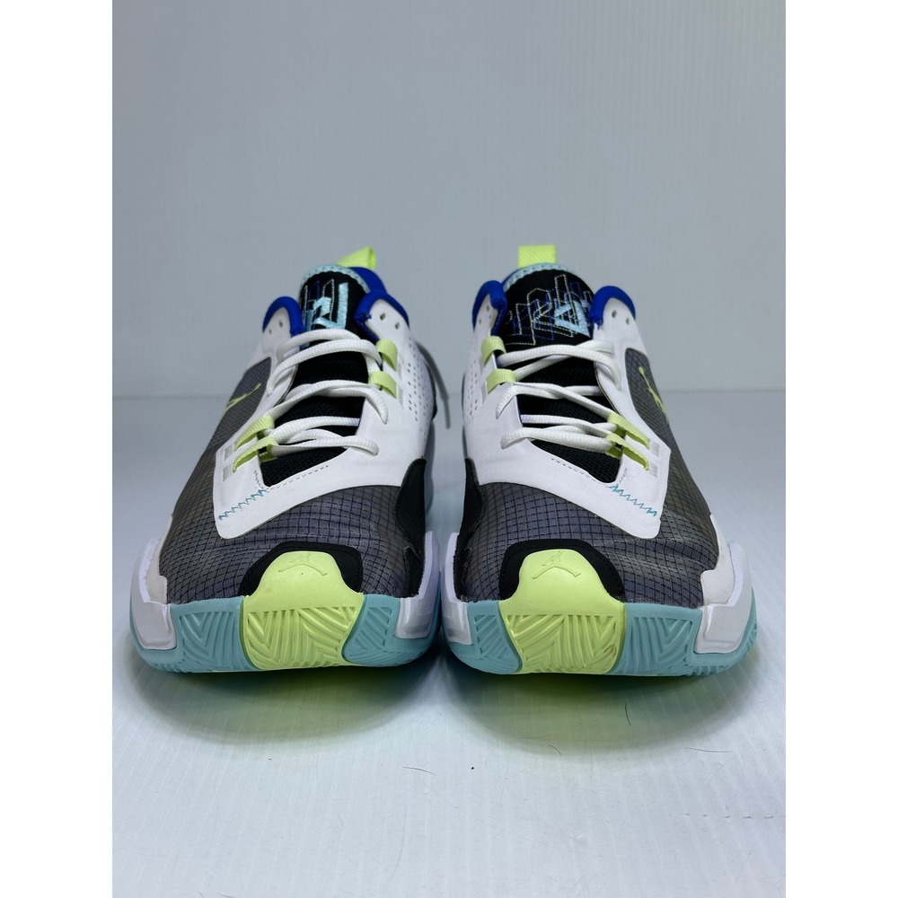 Jordan One Take 4 Mens Basketball Shoes Black White Electric Green DO7193-003